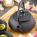 Bungalow Rose 20-oz. Stovetop Safe Teapot Cast Iron in Black/Gray | 6.14 H x 5.51 W x 5.71 D in | Wayfair 6B161372950044F0801416FC976A8191