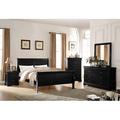 Lark Manor™ Engstrom Sleigh 3 Piece Bedroom Set Wood in Black | King | Wayfair 7586ED4C37D74777BDA277BF8D00B2E7