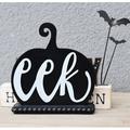 Parisloft Eek Pumpkin-Shaped Wood Tabletop Decor Wood in Brown | 7.5 H x 6.875 W x 2 D in | Wayfair UH341