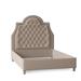 My Chic Nest Amanda Upholstery Standard Bed Upholstered in Brown | 64 H x 74 W x 90 D in | Wayfair Amanda Bed-554-1038-1160-Old Gold-CK