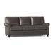 Bradington-Young Raylen 80.5" Genuine Leather Rolled Arm Sofa Genuine Leather in Brown | 35.5 H x 80.5 W x 39 D in | Wayfair