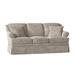 Lark Manor™ Amrin 73" Rolled Arm Sofa w/ Reversible Cushions, Solid Wood in Brown | 34 H x 73 W x 35 D in | Wayfair