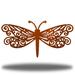 Rosalind Wheeler Loftis Dragonfly Metal in Brown | 9 H x 18 W x 0.06 D in | Wayfair 360FBE0A9DE44033BD5D78D74A024123