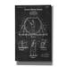 Williston Forge Golf Teaching Device Blueprint Patent Chalkboard - Wrapped Canvas Print Metal in Black/White | 40 H x 26 W x 1.25 D in | Wayfair