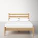 AllModern Grady Queen Size Solid Wood Bed Wood in Brown/Green | 44 H x 64.25 W x 89.25 D in | Wayfair E943C746E87F4AF0904CB453186D563B