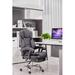 Inbox Zero Kanilah Ergonomic Executive Chair Upholstered in Brown | 49.5 H x 26.8 W x 24 D in | Wayfair F3B66CA5B55C4097A81488A5F501FCA2