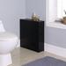 Latitude Run® Jordania 6.25" W x 22.75" H Solid Wood Free-Standing Cabinet Solid Wood in Black | 22.75 H x 6.25 W x 19.75 D in | Wayfair