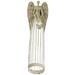 The Holiday Aisle® Antiqued Garden Angel Christmas Figurine Metal in White | 32.25 H x 9.5 W x 8.25 D in | Wayfair EF4C5C30C8C748C89F867C59B2B7C5A6