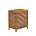 Household Essentials Darcy Bamboo Laundry Hamper Bamboo in White | 23.62 H x 21.06 W x 14.76 D in | Wayfair 6216-1