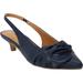Extra Wide Width Women's The Tia Slingback by Comfortview in Navy (Size 7 WW)