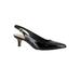 Extra Wide Width Women's Scarlett II Slingback Pumps by Bella Vita® in Black Patent (Size 11 WW)