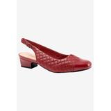 Women's Dea Slingbacks by Trotters® in Dark Red Quilted (Size 8 M)