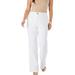 Plus Size Women's Tummy Control Bi-Stretch Bootcut Pant by Jessica London in White (Size 14 W)