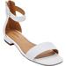 Women's The Alora Sandal by Comfortview in White (Size 7 1/2 M)