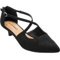 Wide Width Women's The Dawn Pump by Comfortview in Black (Size 10 1/2 W)