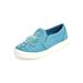 Women's The Skyla Slip On Sneaker by Comfortview in Light Denim (Size 7 1/2 M)