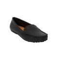 Extra Wide Width Women's The Milena Slip On Flat by Comfortview in Black (Size 10 1/2 WW)