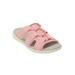 Women's The Alivia Water Friendly Slip On Sandal by Comfortview in Dusty Pink (Size 10 1/2 M)