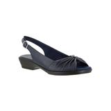 Extra Wide Width Women's Fantasia Sandals by Easy Street® in Navy (Size 7 WW)