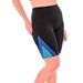 Plus Size Women's Colorblock Swim Shorts with Sun Protection by Swim 365 in Black Blue Turq (Size 14) Swimsuit Bottoms