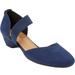 Extra Wide Width Women's The Camilla Pump by Comfortview in Evening Blue (Size 9 1/2 WW)