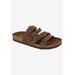 Women's Holland Sandal by White Mountain in Brown Leather (Size 10 M)