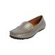 Wide Width Women's The Milena Moccasin by Comfortview in Gunmetal (Size 9 1/2 W)