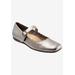 Women's Sugar Flat by Trotters in Pewter (Size 9 1/2 M)