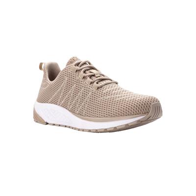 Wide Width Women's Tour Knit Running Shoe by Propet in Sand (Size 10 W)