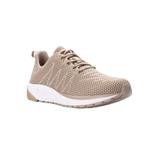 Wide Width Women's Tour Knit Running Shoe by Propet in Sand (Size 11 W)