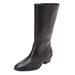 Extra Wide Width Women's The Larke Wide Calf Boot by Comfortview in Black (Size 9 1/2 WW)