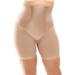 Plus Size Women's Power Shaper Firm Control Long Leg Shaper by Secret Solutions in Nude (Size 4X) Body Shaper