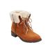 Women's The Leighton Weather Boot by Comfortview in Cognac (Size 9 M)