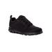 Women's Travelactiv Walking Shoe Sneaker by Propet in All Black (Size 7 M)