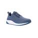 Women's Tour Knit Running Shoe by Propet in Denim (Size 11 XX(4E))