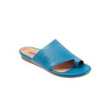 Wide Width Women's Corsica Slides by SoftWalk in Blue (Size 8 W)