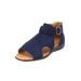 Wide Width Women's The Kaia Shootie by Comfortview in Navy (Size 11 W)