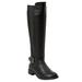 Extra Wide Width Women's The Milan Wide Calf Boot by Comfortview in Black (Size 12 WW)