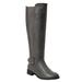 Women's The Milan Wide Calf Boot by Comfortview in Grey (Size 10 M)