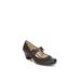 Wide Width Women's Rozz Dress Shoes by LifeStride in Dark Brown (Size 7 1/2 W)