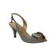 Women's Luanda Pumps And Slings by J. Renee in Pewter Dance Glitter (Size 9 1/2 M)