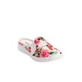 Women's The Camellia Slip On Sneaker Mule by Comfortview in Hawaiian Floral (Size 11 M)