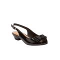 Wide Width Women's The Reagan Slingback by Comfortview in Black (Size 10 W)