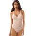 Plus Size Women's Lace'N Smooth Body Briefer by Bali in Rosewood (Size 34 B)