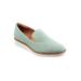 Wide Width Women's Westport Slip-ons by SoftWalk in Seafoam Green (Size 9 1/2 W)