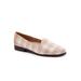 Wide Width Women's Liz Flats by Trotters® in Beige Multi (Size 9 W)