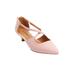 Wide Width Women's The Dawn Pump by Comfortview in Soft Blush (Size 9 W)