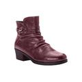 Extra Wide Width Women's Roxie Bootie by Propet in Bordo (Size 6 WW)