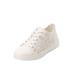 Wide Width Women's The Leanna Sneaker by Comfortview in White (Size 10 W)