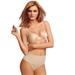 Plus Size Women's Tame Your Tummy Shaping Thong by Maidenform in Nude Transparent Lace (Size 2X)